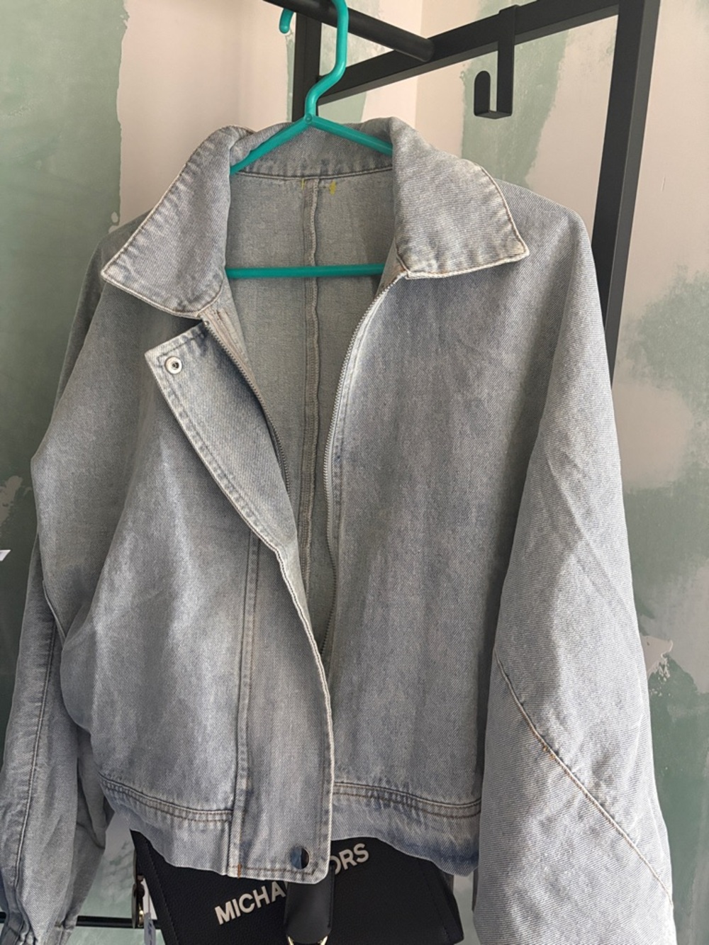 Qazel Vorrlon Light Wash Denim Jacket